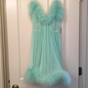NWT Savage Fenty Flocked Babydoll